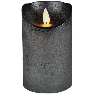 coen bakker deco bv LED Echtwachskerze 12,5 cm anthrazit