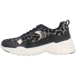 Fitters Footwear 2.739601 Pewter Leopard Sneaker bunt 44