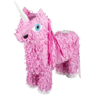 Boland - Pinata Einhorn Cupcake, 47 x 39 x 13 cm | Dekoration und Partyspiel für Geburtstag, Karneval und Märchen Mottoparty