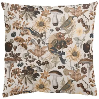 Bilderdepot24 Dekokissen drinnen Kissenhülle/ Sofakissen/ Zierkissen Kissenhülle braun Muster V, Bezug mit / ohne Füllung Zierkissen Outdoor Sofa Bett beige Ohne Innenkissen | 50 cm x 50 cm