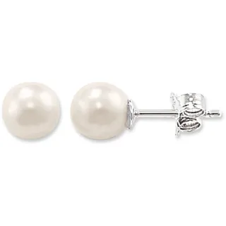 Thomas Sabo Ohrstecker Perlenohrstecker Klein beige  H1430-028-14 7mm