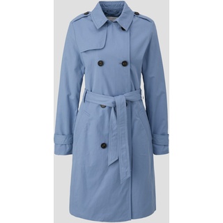 s.Oliver - Langer Trench-Coat, Damen, blau, 48