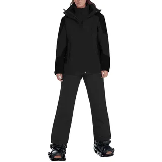 Skianzug Damen Schneeanzug Damen Snowboard Set 176 Snowblades Erwachsene Skijacke 36 Ski Anzug Schneeanzüge Für Mädchen Männer Skihose Und Jacke Groesse 46 Skiset Schwarz Outfit Jacket Schneejacke