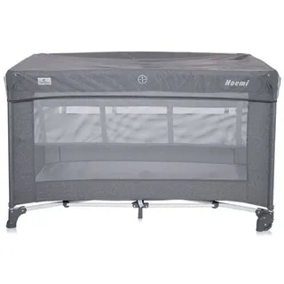 LORELLI Moskitonetz 20020170 (120 x 60 cm), Reisebett, Insektenschutz, Gummiband, faltbar, Polyester, 0,06 kg grau