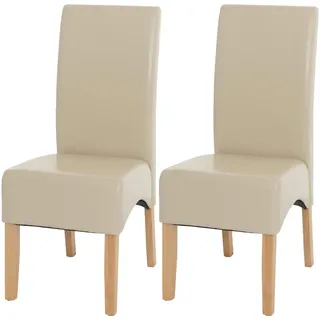 MCW Esszimmerstuhl Crotone Kunstleder creme