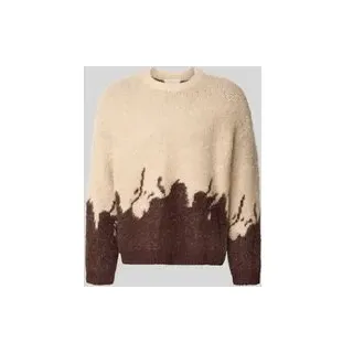 another cotton lab Strickpullover mit gerippten Abschlüssen Beige XL