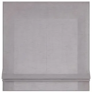 Joyswahl Raffrollo, mit Klettband, freihängend grau 120 cm x 140 cm