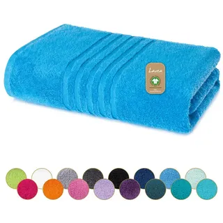 LAVEA Bali Saunatuch 80 x 220 cm blau