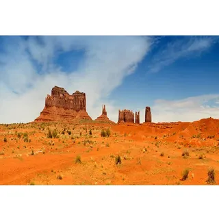 Aoihrraan 3,5x2,5m Wüstenhintergrund Wilder Westen Nationalpark Monument Canyon Natur Landschaft Fotografie Hintergrund Western Cowboys Party Mädchen Jungen Künstlerisches Porträt Fotorequisiten