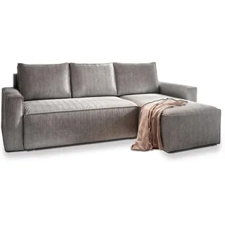 masseno Ecksofa mit Schlaffunktion Potaro & grau ¦ Maße cm, Wohnzimmer, Sofas Couches, Wohnlandschaften, Ecksofas