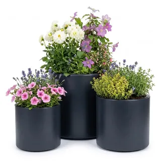 Prosperplast Blumentopf 47 x 45 cm Anthrazit