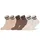 6 Paar mocha mousse 43-46