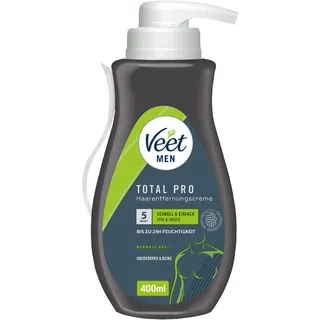Veet Total Pro Men Enthaarungscreme 400,0 ml