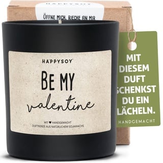 Valentinsgeschenk Duftkerze im Glas mit Spruch aus Sojawachs - handgemachtes, persönliches Geschenk zum Valentinstag - Liebe Liebeserklärung Liebesbeweis - liebevolle Geschenkidee für Frauen Männer