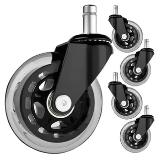 MT MALATEC Bürostuhl Rollen 22077 11 mm x 22 mm