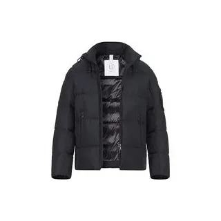 BOGNER Herren Jacke schwarz Nylon unifarben, schwarz, Herbst/Winter 2025/2026