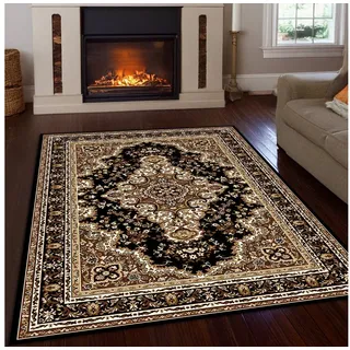 OTTO home Oriental Kurzflorteppich 60 x 110 cm braun