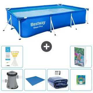 Bestway Steel Pro Rechteckig - 300x201x66 Cm - 7-teilig  S220
