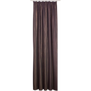 Vorhang WIRTH "RICCIA" Gardinen Gr. 245 cm, Kräuselband, 132 cm, lila (braun, lila) Gardinen nach Räumen Gardine
