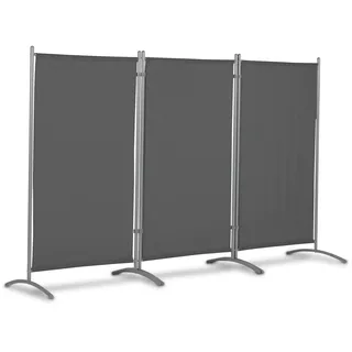 LECO Stellwand 3-tlg., anthrazit,