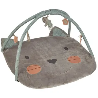 Sterntaler Spielbogen Katze Lilly steingrün