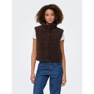 Only Teddy-Weste ONLSANDRA Braun XL