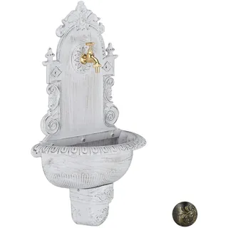 Relaxdays Wandbrunnen Antik XL