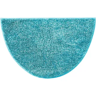 REDBEST Badematte Duschvorlage halbrund "Frisco", Höhe 20 mm, halbrund, gemustert grün