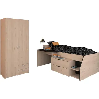 58 aufm Kessel Milky 90 x 200 cm Schwarz/Weiß