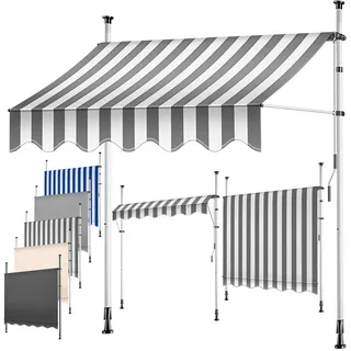 Kesser Klemmmarkise 400 cm grau