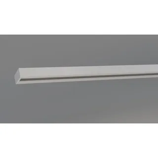 INDEKO Gardinenschiene Objektschiene 1-läufig Ø 0 mm 300 cm Weiß