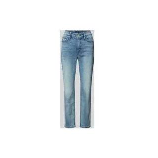 Highrise Jeans in Ankle-Länge, Jeansblau, 40