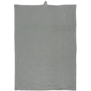 IB Laursen Geschirrtuch Freja aus Leinen und Baumwolle, 70 x 50 cm, smoke