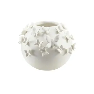 HOME STORY Vase 3D Zitrone Gelb 29 cm