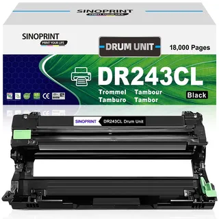 SINOPRINT DR243CL Trommel Kompatibel Brother DR-243CL-BK Trommeleinheit für Brother HL-L3210CW HL-L3230CDW HL-L3270CDW DCP-L3510CDW DCP-L3550CDW MFC-L3710CW MFC-L3730CDN MFC-L3750CDW MFC-L3770CDW