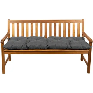 Gutekissen® Bankauflage Stuhlkissen Hollywoodschaukel Garten LS (120x40, Dunkelgrau)