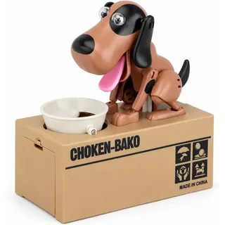Hungriger Hund Spardose, Hungry Dog Sparschwein, Welpen-Sparschwein, Münze Kaut