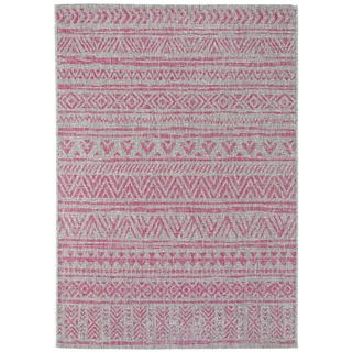 Benuta In- & Outdoor-Teppich Cleo Pink 200x290 cm - Outdoor-Teppich für Balkon & Garten, 4053894760150