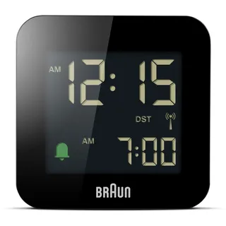 Braun BC08B-DCF Unisex  Funkwecker schwarz