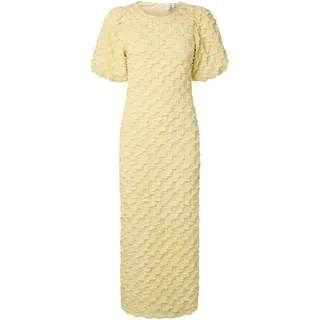 YAS Kleid YASMiamaja hellgelb 42