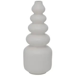 BOLTZE GRUPPE GmbH Dekovase Keramikvase in runder Form, 30 cm, BRUNILA (einzeln) weiß