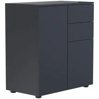 VCM Kommode Dalosa 70 x 77 x 39 cm Anthrazit