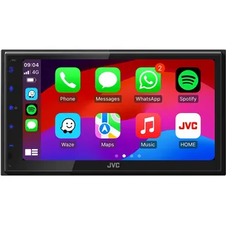 JVC KW-M695DBW 2-DIN Autoradio mit DAB+ / Wireless Apple CarPlay & Android Auto