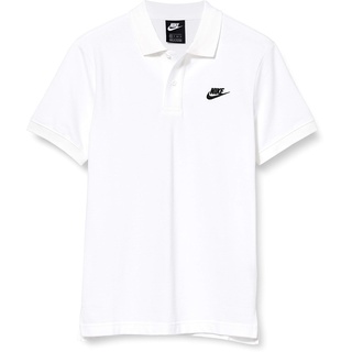 Nike Herren Sportswear Polo Poloshirt, White/Black, XL