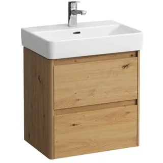 Laufen Waschtischunterbau BASE 2.0 2 Schubladen 52,1 x 36,1 x 51,5 cm Wildeiche