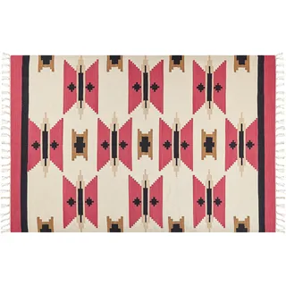 Beliani GARNI Kelimteppich 200 x 300 cm Bunt