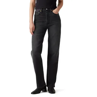 Levi's Ribcage Full Length High Waist Schwarz 30/30