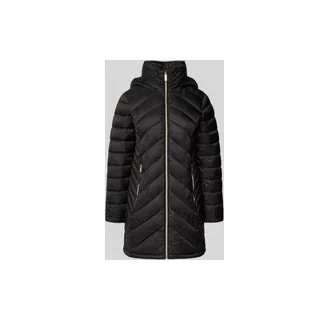 Steppmantel mit Stehkragen Modell 'Longline', Black, M