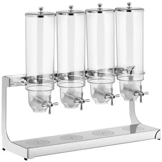 Royal Catering Müslispender 4 x 3,5 l 4 Behälter - Royal Catering