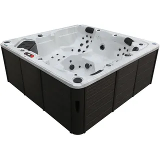 Canadian Spa Company Whirlpool, Weiß, Weiß Hochglanz, Kunststoff, 6-Sitzer, Rechteckig, 227x87x227 cm, Freizeit, Pools und Wasserspaß, Whirlpools
